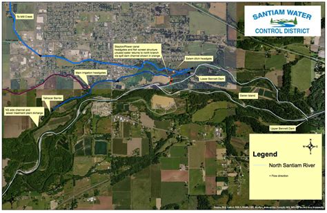 Aerial And Division Overview Santiam Water Control District