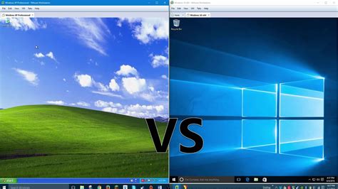 Comparing Windows 10 To Windows Xp Youtube