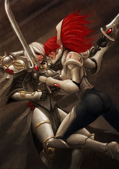 Sororitahazel Cat Fight By Lutherniel One Of My Favorite Sister Of Battle Pieces Warhammer