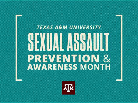 Texas Aandm Announces Events For Sexual Assault Prevention And Awareness