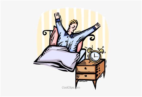 Man Waking Up In The Morning Waking Up Clipart Png 436x480 Png