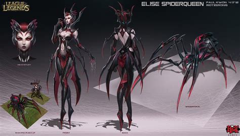 Elise The Spider Queen By Zeronis Deviantart Com Concept Art