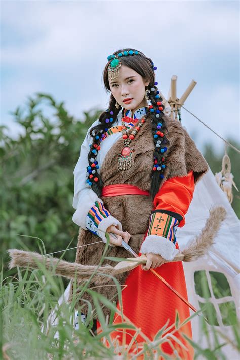 Mongolian Girl Traditional Clothes Free Photo On Pixabay