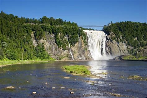 The Montmorency River Quebec Canada