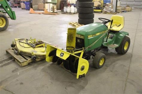 John Deere Hydro 185 Riding Lawn Mower Live And Online Auctions On