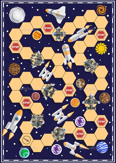 Space Board Game Template Be Refined Site Gallery Of Photos