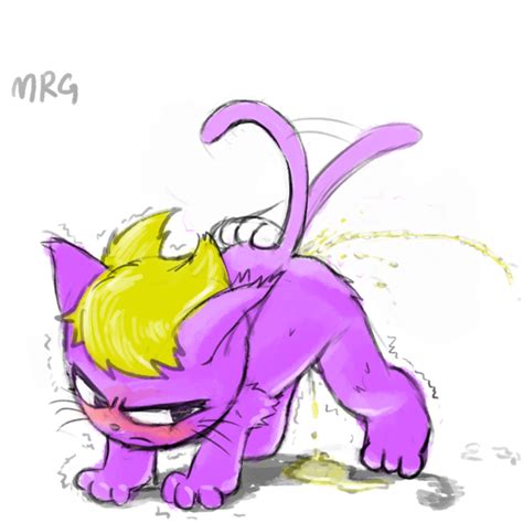 Rule 34 Cartoon Network Cat Feline Mandy Mrg Peeing Pissing Purple Fur Tagme The Grim