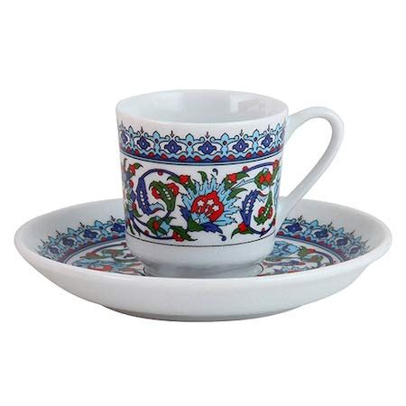 Turkish Coffee Set Cup And Saucer Buy Online In United Arab Emirates