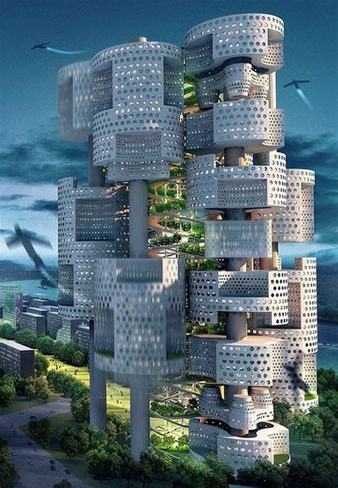 Skyscraper With Images Futuristic Architecture Modern