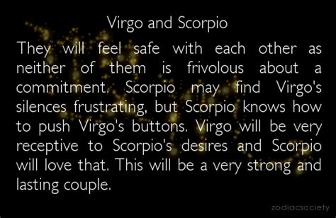 Virgo Scorpio Compatibility Virgo And Scorpio Scorpio Zodiac Facts