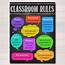 Hashtag Classroom Rules Poster Policies R 