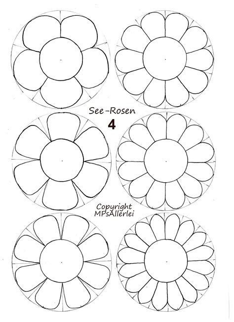 MPs Allerlei: AusdruckVorlage : SeeRosen 4 Stem Crafts, Paper Crafts