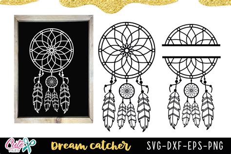 Dream Catcher And Frame Svg Cut File For Crafters 741813 Cut Files