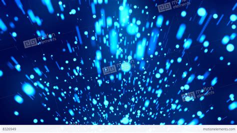 Raining Cinematic Glow Particles 2 Stock Animation 8326949