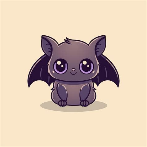 Premium Vector Cute Bat Cartoon Vector Illustration