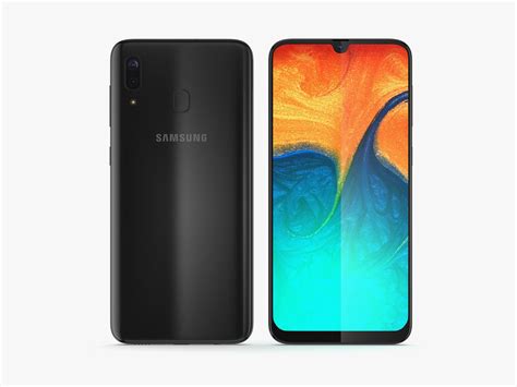 Released 2019, march 165g, 7.7mm thickness android 9.0, up to android 10, one ui 2.0 32gb/64gb. 3D model Samsung Galaxy A30 | CGTrader