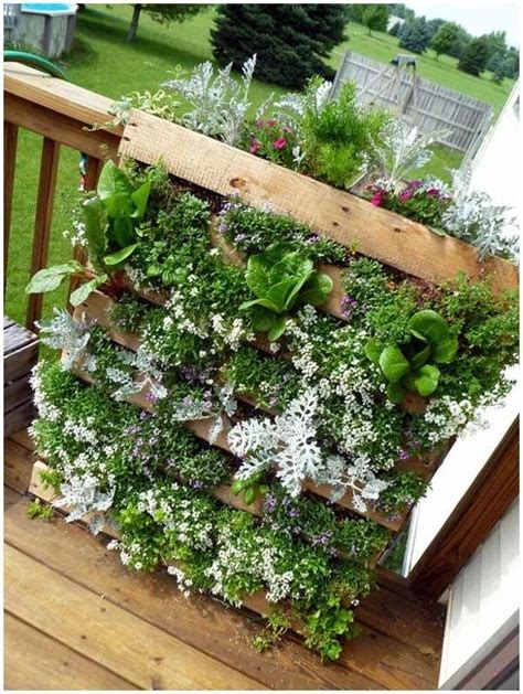Diy Ideas How To Build A Vertical Herb Garden From A Wooden Pallet