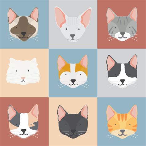 Illustration Of Cats Collection Download Free Vectors Clipart