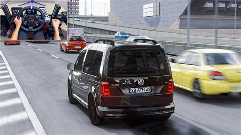 Volkswagen Caddy Cutting Traffic Assetto Corsa Moza R5 Youtube