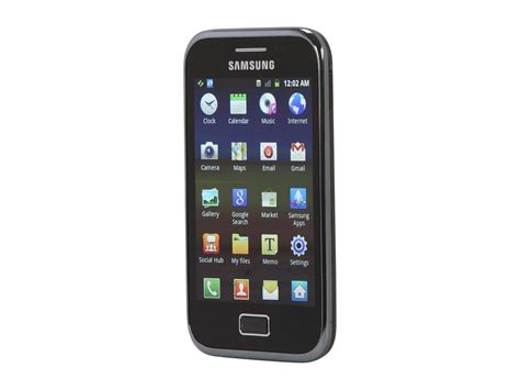Samsung Galaxy Ace Plus Gt S7500 Unlocked Cell Phone 365 Black 3 Gb