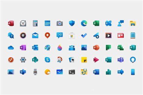 How Microsoft Designed Its New Colorful Windows 10 Icons The Verge
