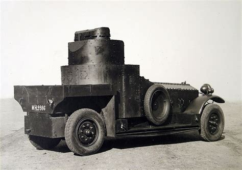 Interwar Tank Development Rolls Royce Armoured Car Pattern