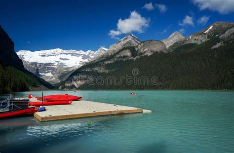 Lake Louise In Banff National Park Stock Photo Image Of Alberta Park