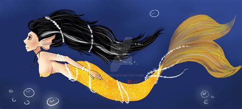 Golden Mermaid By Mscoks On Deviantart