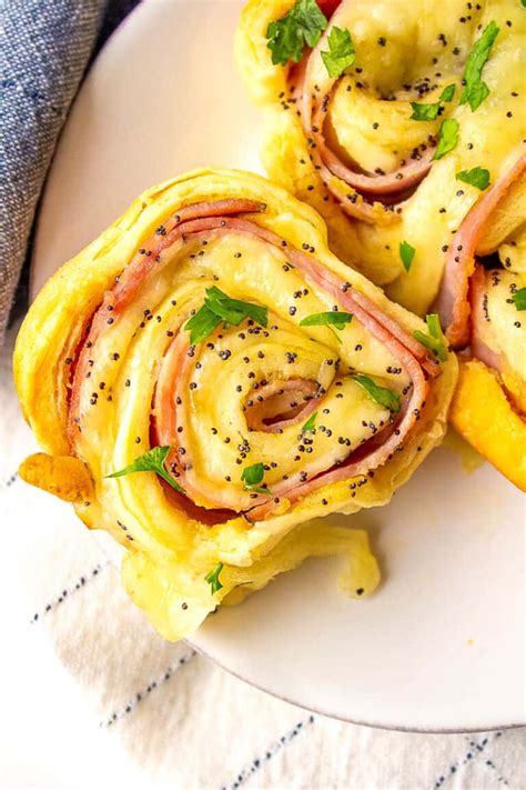 easy ham and cheese pinwheels recipe all things mamma
