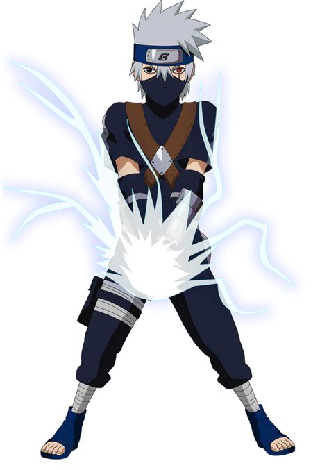 Kid Kakashi Chidori Render By Lwisf3rxd On Deviantart