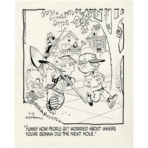 Hank Ketcham Dennis The Menace Daily Comic Strip Art