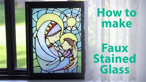 Faux Stained Glass Tutorial Youtube