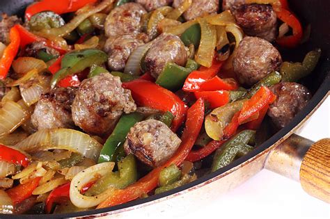 American Main Dish Recipes Sausage And Peppers American Main Dishes