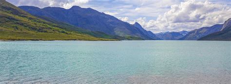 Amazing Besseggen Mountain Ridge Turquoise Lake Panorama Landscape In