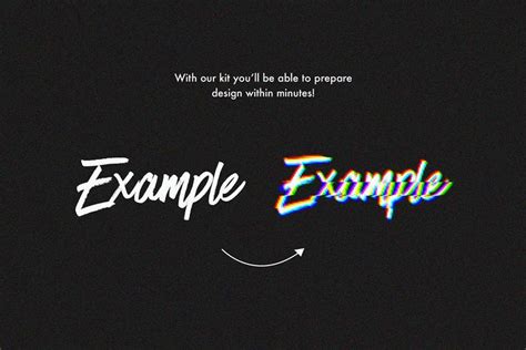 Glitch Text Effects Collection - Extras762 - YouWorkForThem | Glitch text, Text effects, Glitch