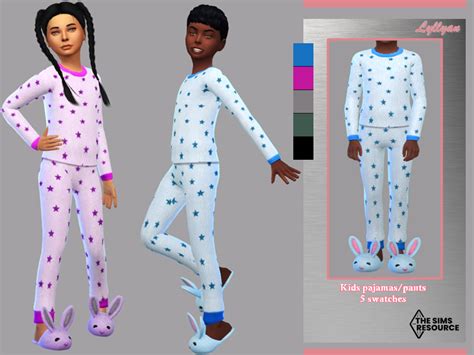 The Sims Resource Childrens Pajamas Pants Little Star