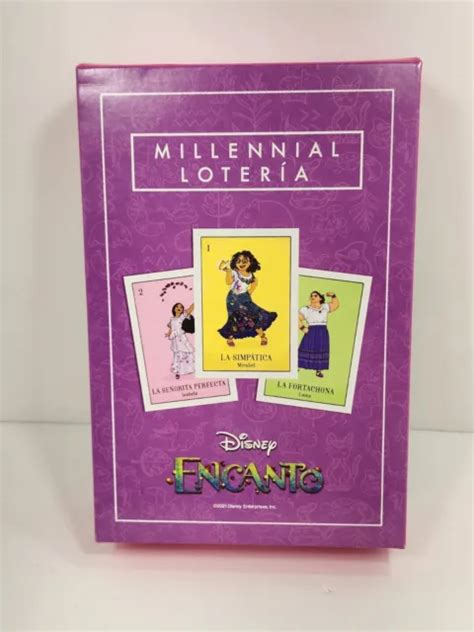 Disney Encanto Millennial Loteria Card Game Limited Edition New