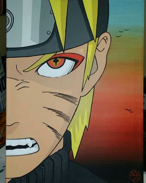 Naruto Painting Art Acrylic Canvas Anime Canvas Painting Anime