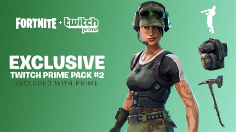 The second twitch prime pack is now available for fortnite battle royale, to redeem it simply visit this page and click the button to connect your epic account and claim your loot. How to Claim the Free Fortnite Twitch Prime Pack 2 Loot ...