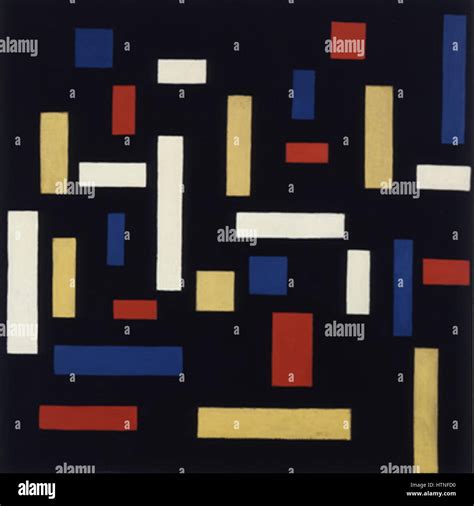 Theo Van Doesburg Composición Vii Las Tres Gracias Fotografía De Stock