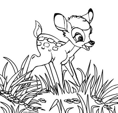 Dibujos De Bambi Para Colorear Páginas Para Imprimir Gratis