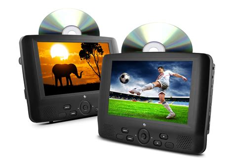Ematic Ed929d 9 Dual Screen Portable Dvd Player With Dual Dvd Players