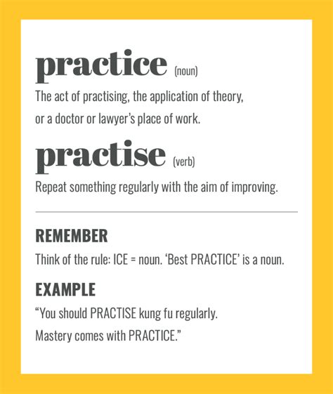 Practice Vs Practise Spelling Tips To Help You Remember Sarah