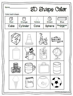Kindergarten shapes worksheets will make your child a shapes expert. Shapin' Up | Teaching math, Kindergarten math, Math school