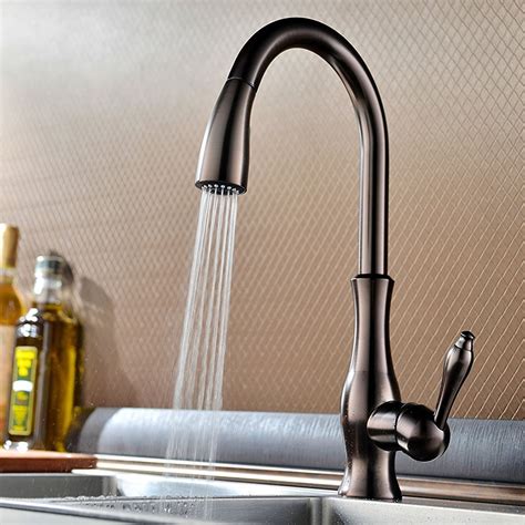 Is the kitchen faucet leaking from its neck? Moravia Deck Mounted Kitchen Sink Faucet with Pull Down Spray