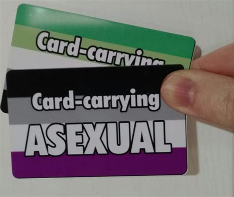Card Carrying Asexual Asexuality Archive