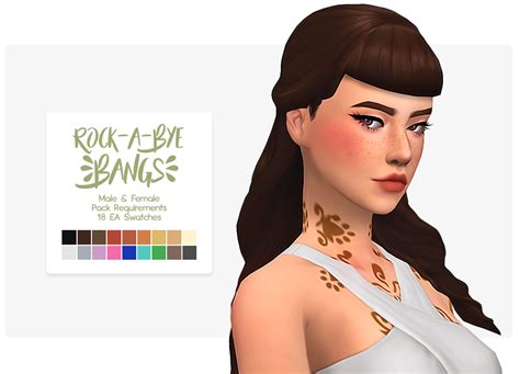 Picture Maxis Match Sims 4 Mm Hairstyles With Bangs