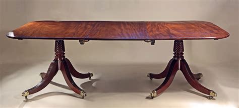 fine george iii cuban mahogany  pedestal dining table