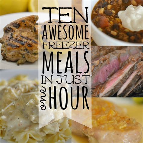 10 Meals in an Hour ™ | Easy Freezer Cooking Meal Plan