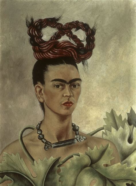 Sie beendete dieses gemälde erst im jahr 1943. „Die Kunst der Frida Kahlo ist eine Schleife um eine Bombe ...